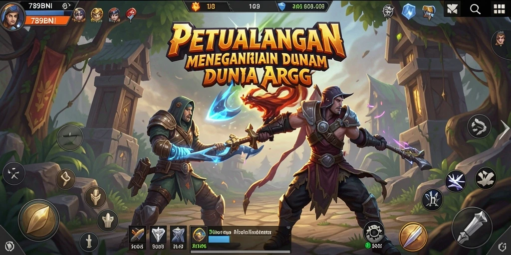Screenshot gameplay ARPG yang menegangkan di 789BNI.