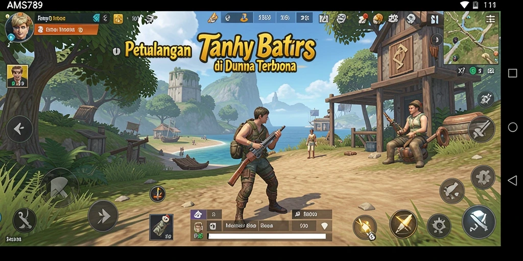 Tampilan menakjubkan dari gameplay dunia terbuka di AMS789.