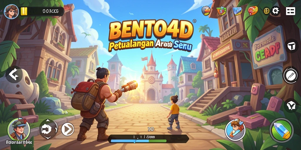 Gameplay menarik BENTO4D yang penuh warna dan tantangan seru.