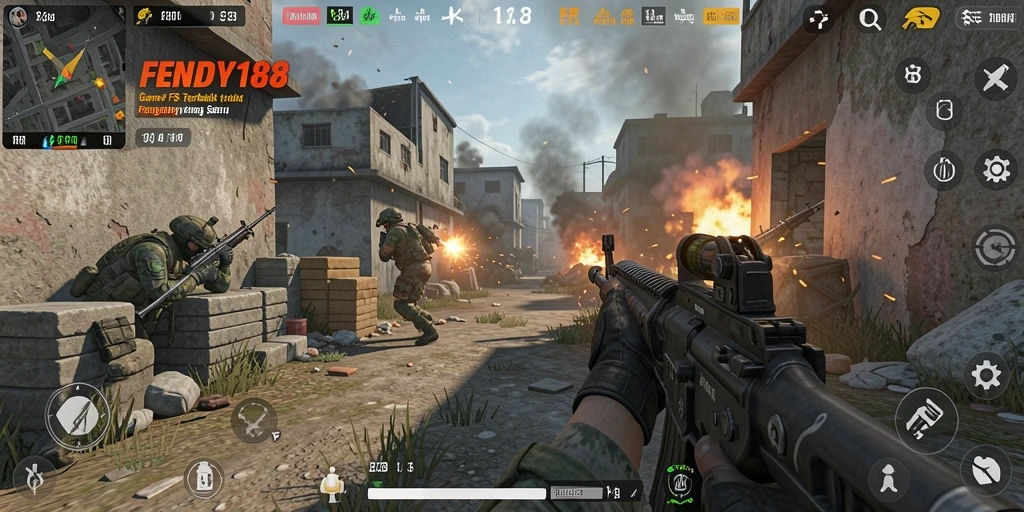 Tampilan gameplay FENDY188 yang mendebarkan dan penuh aksi.
