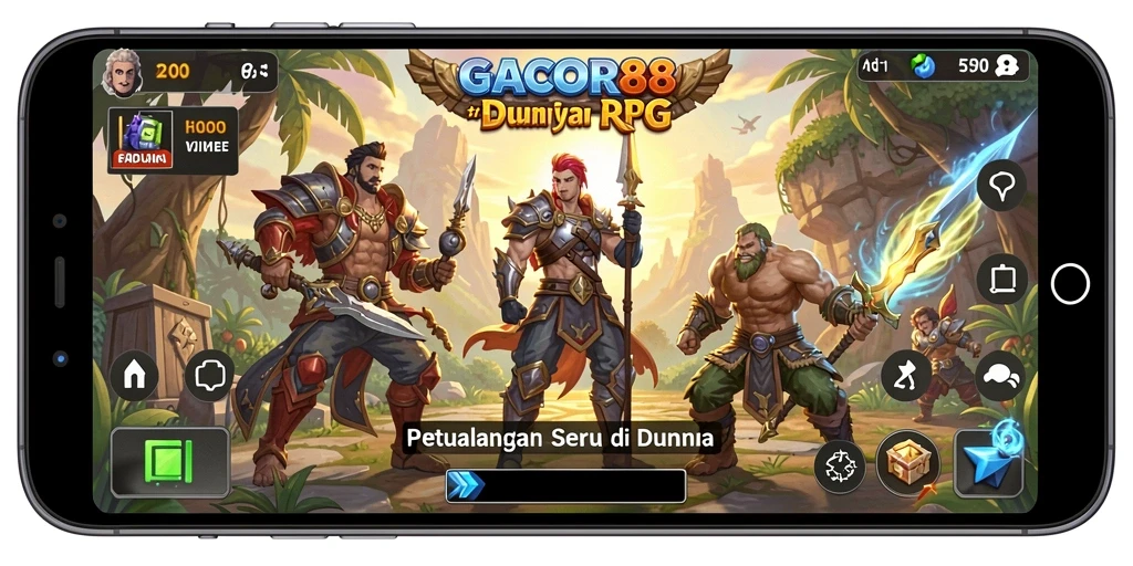 Gameplay GACOR88 yang seru dan penuh aksi RPG