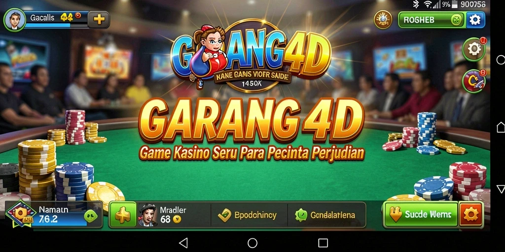 Screenshot gameplay GARANG4D yang menunjukkan keseruan permainan Kasino.
