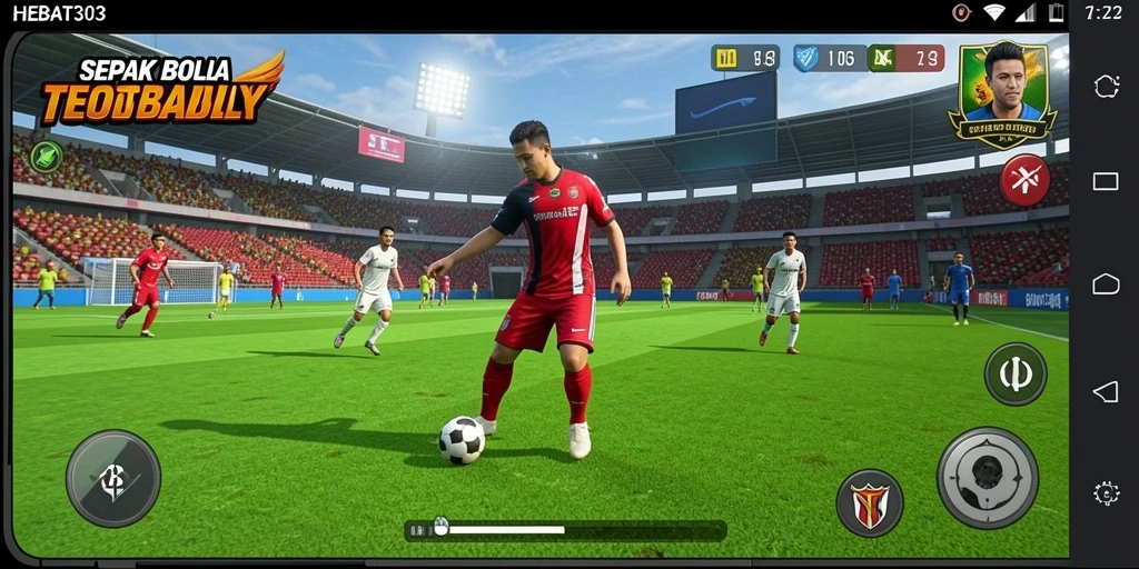 Tangkap momen seru dalam gameplay HEBAT303 yang penuh aksi sepak bola.