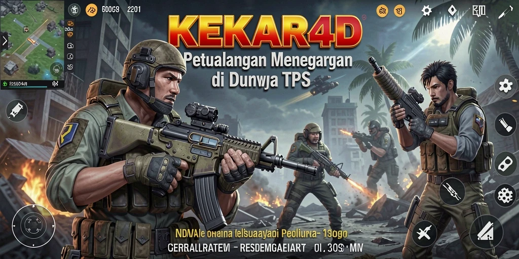 Tampilan penuh aksi dari gameplay KEKAR4D yang menegangkan.