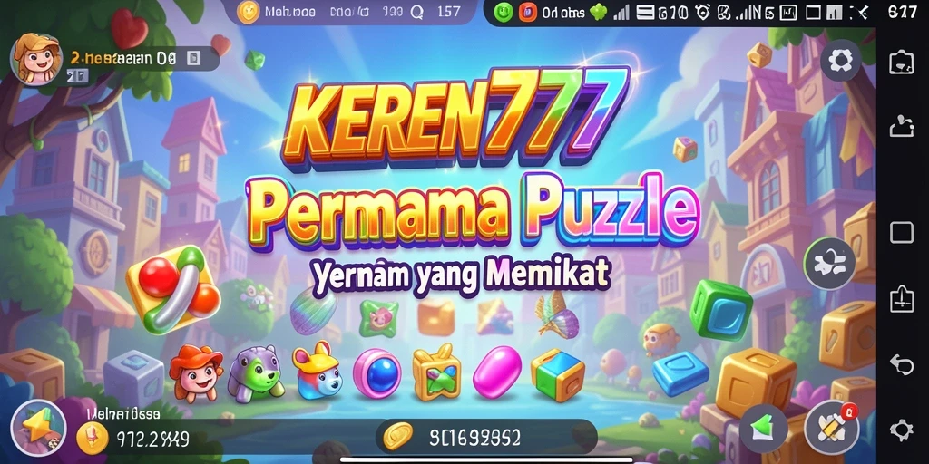 Tangkapan layar gameplay KEREN777 menampilkan tantangan dan keseruan permainan Puzzle.
