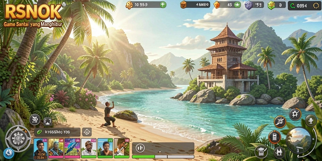 Screenshot gameplay RSNOK yang menampilkan keseruan bermain Casual.