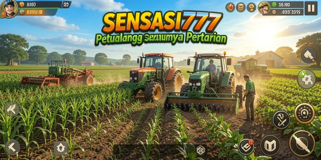 Menampilkan aksi seru dalam pengelolaan lahan pertanian di SENSASI777.