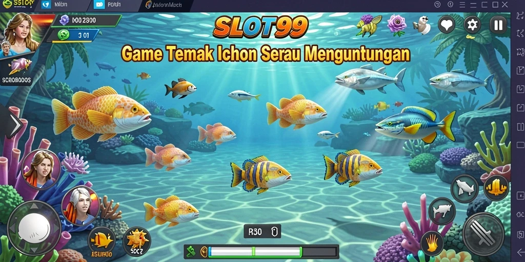 Gameplay Tembak Ikan yang seru dan mengasyikkan di SLOT99.