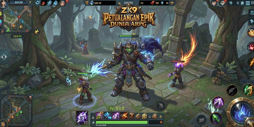 Gameplay menakjubkan ZK9 dalam dunia ARPG yang penuh petualangan.